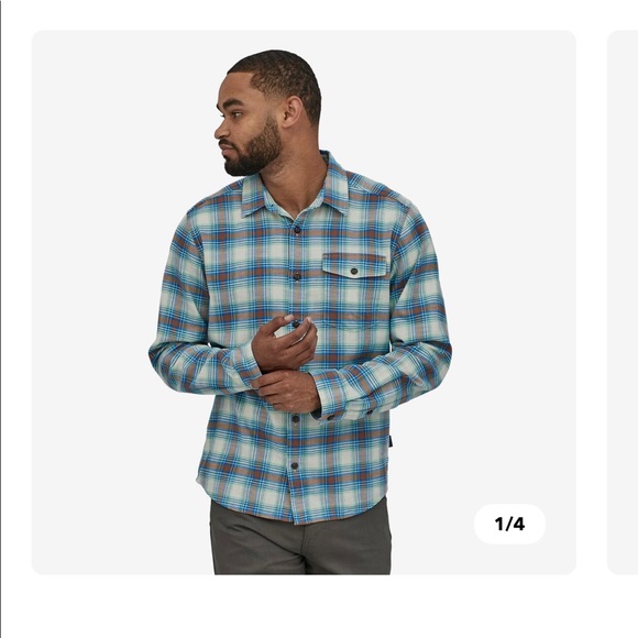 SOLD Patagonia LW Fjord Flannel SOLD - Picture 2 of 9